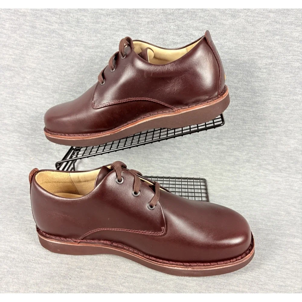 Samuel Hubbard Hubbard Free Shoes Mens 11 XW Cordovan Brown Leather Oxford